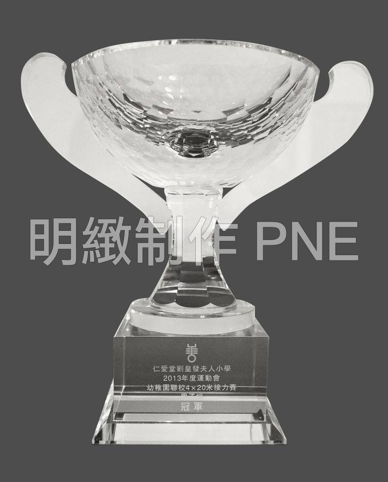 水晶獎盃 CR042 (大) 實物圖樣