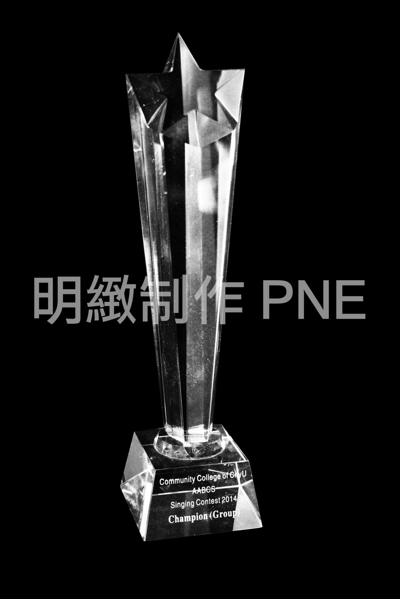 水晶獎盃 CR210(大) 實物圖樣