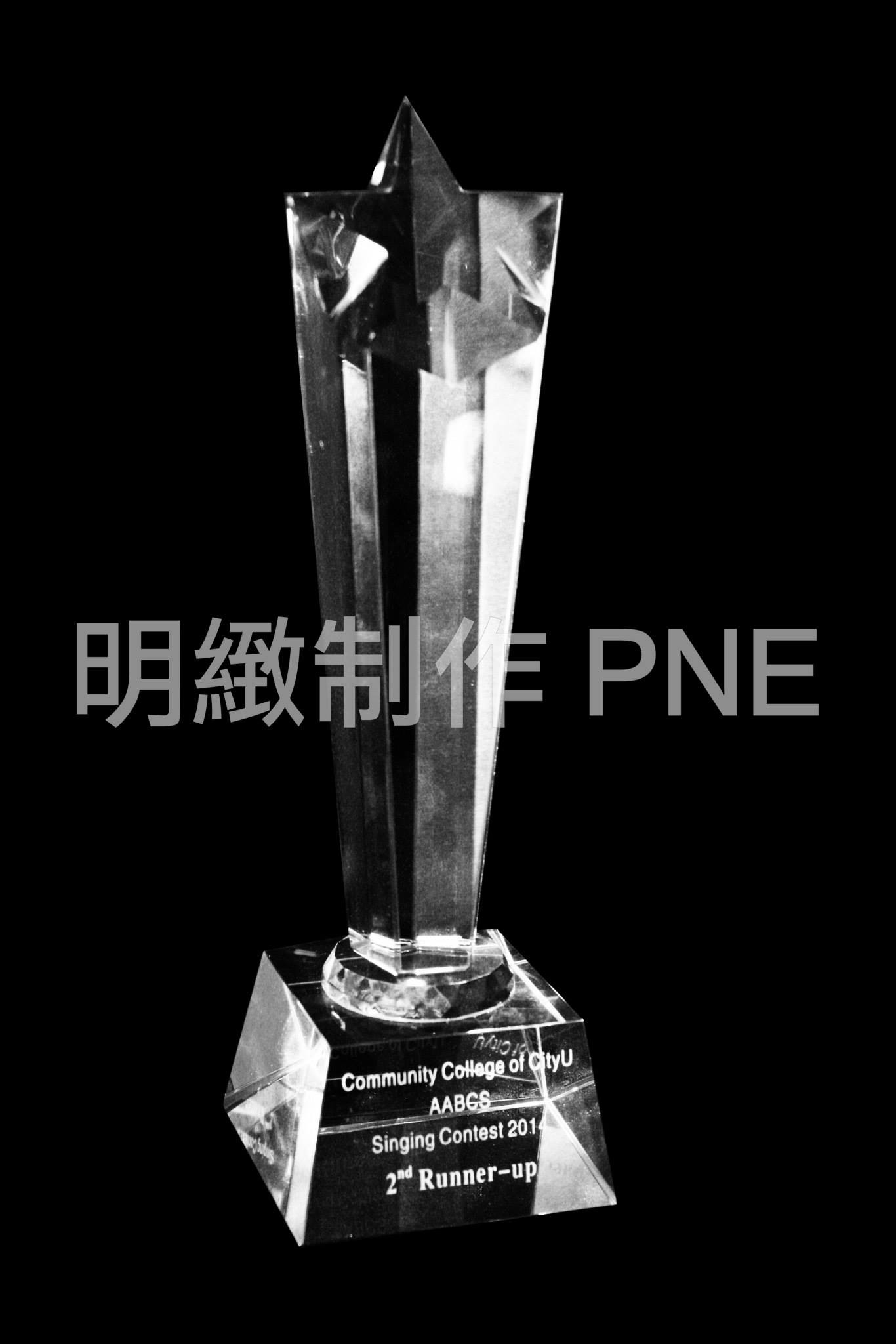 水晶獎盃 CR210(小) 實物圖樣
