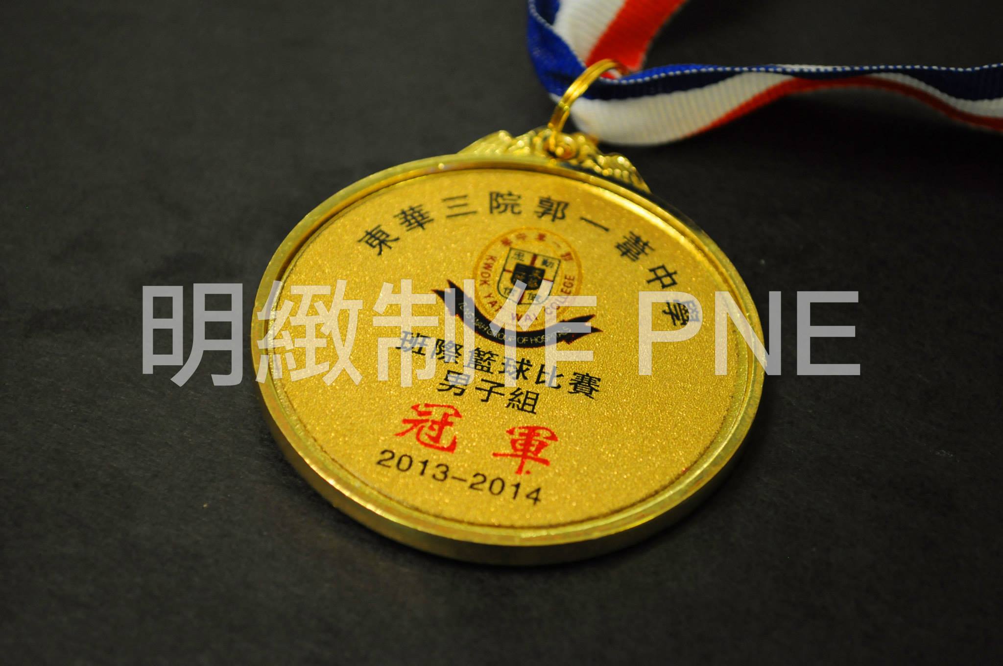 獎牌 ME057 實物圖樣 (冠軍 - 金色)